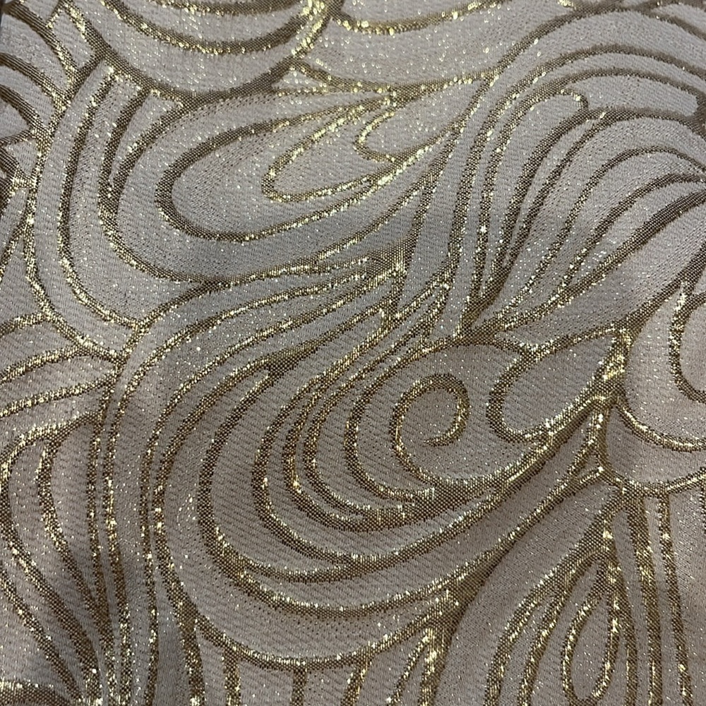 Lilly Pulitzer small gold / cream cocktail dress - 5 spots on front as pictured - Picture 6 of 10